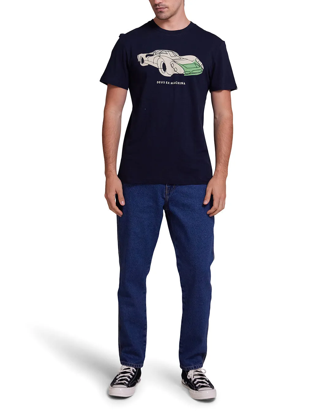 908 Tee - Navy sold by Deus Ex Machina product image thumbnail 3