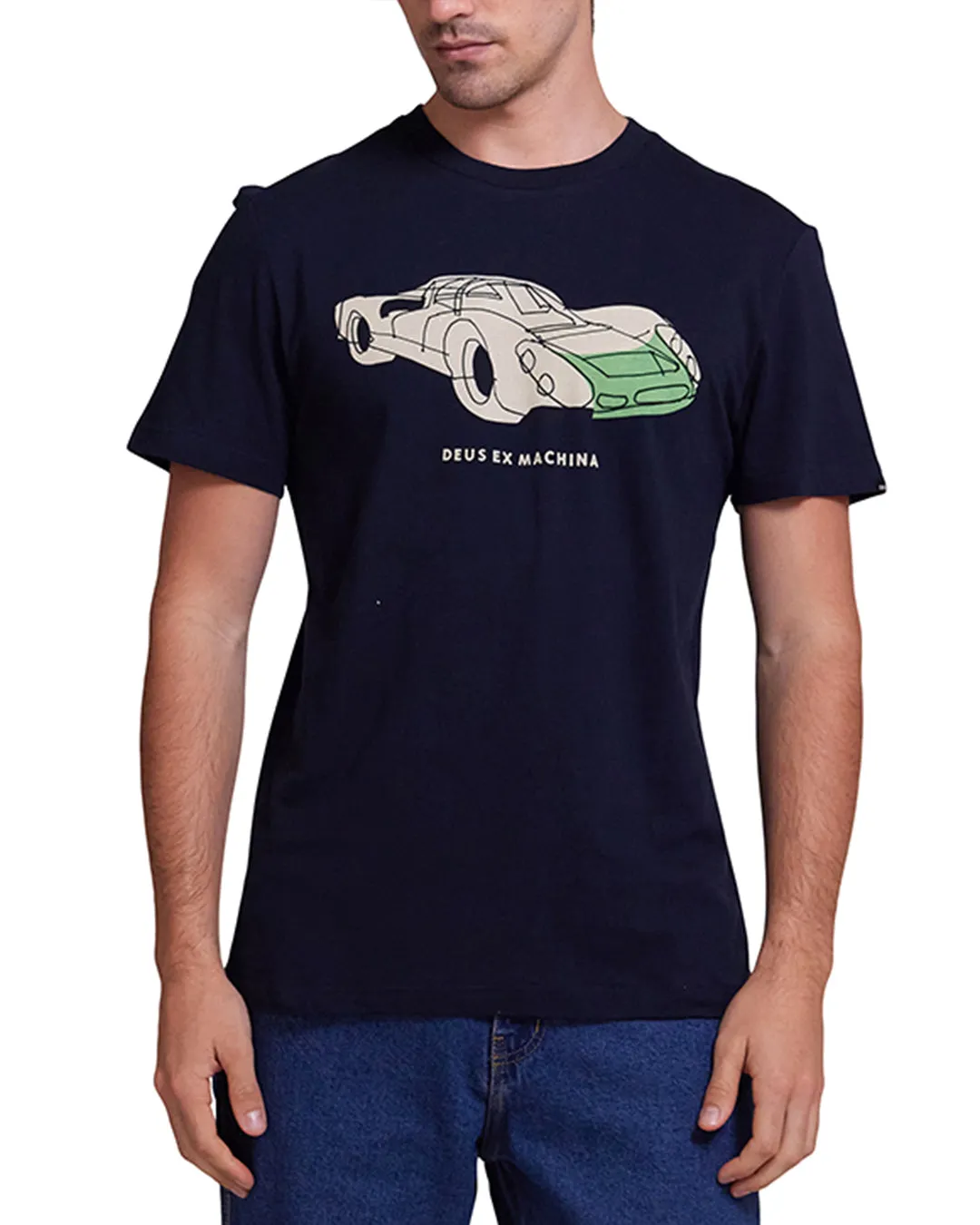 908 Tee - Navy sold by Deus Ex Machina