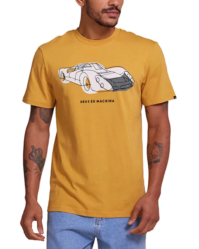908 Tee - Honey Gold sold by Deus Ex Machina
