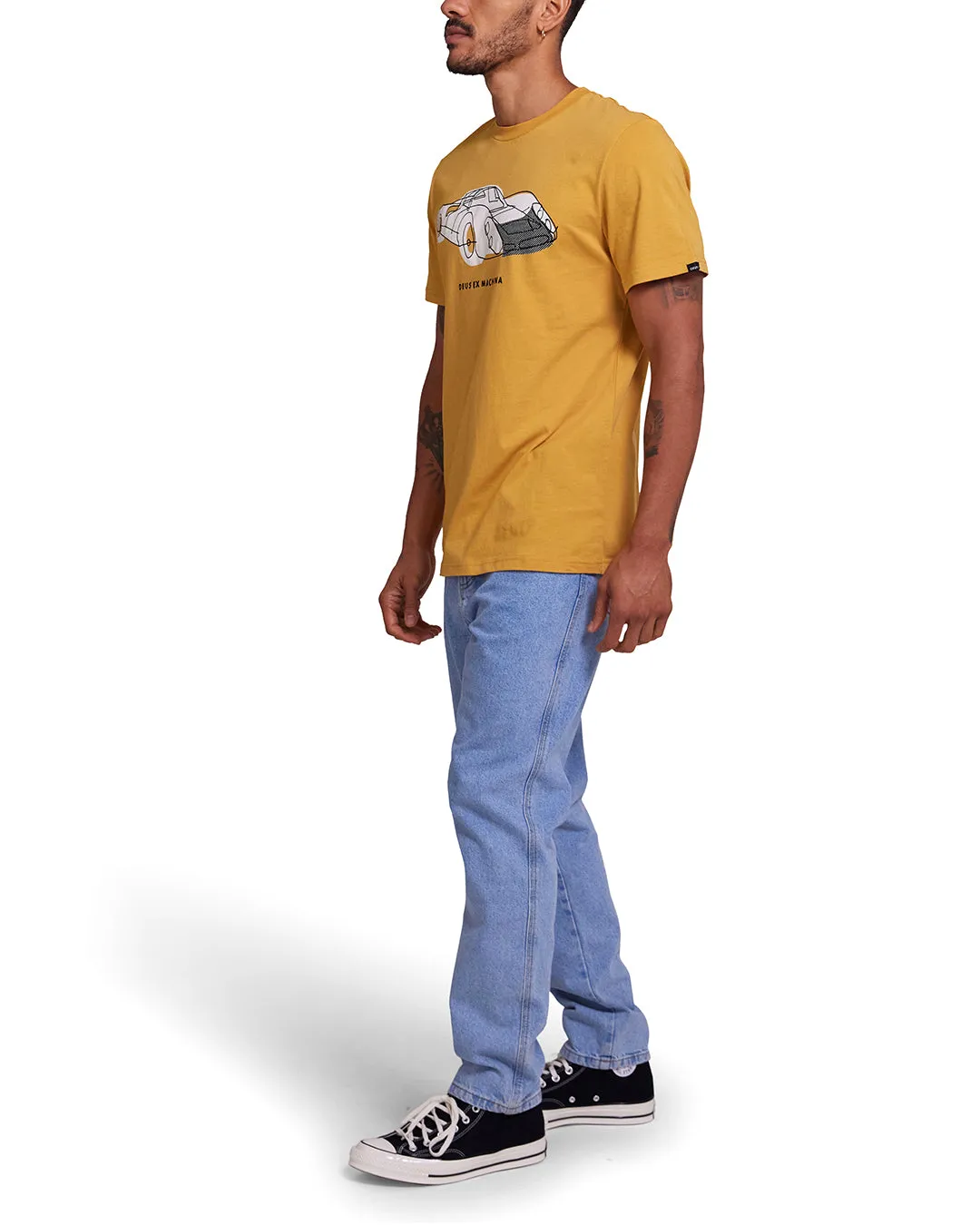 908 Tee - Honey Gold sold by Deus Ex Machina product image thumbnail 4