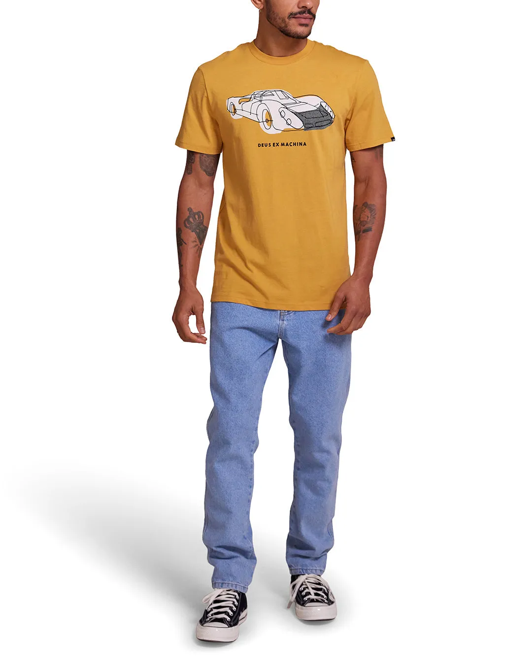 908 Tee - Honey Gold sold by Deus Ex Machina product image thumbnail 3