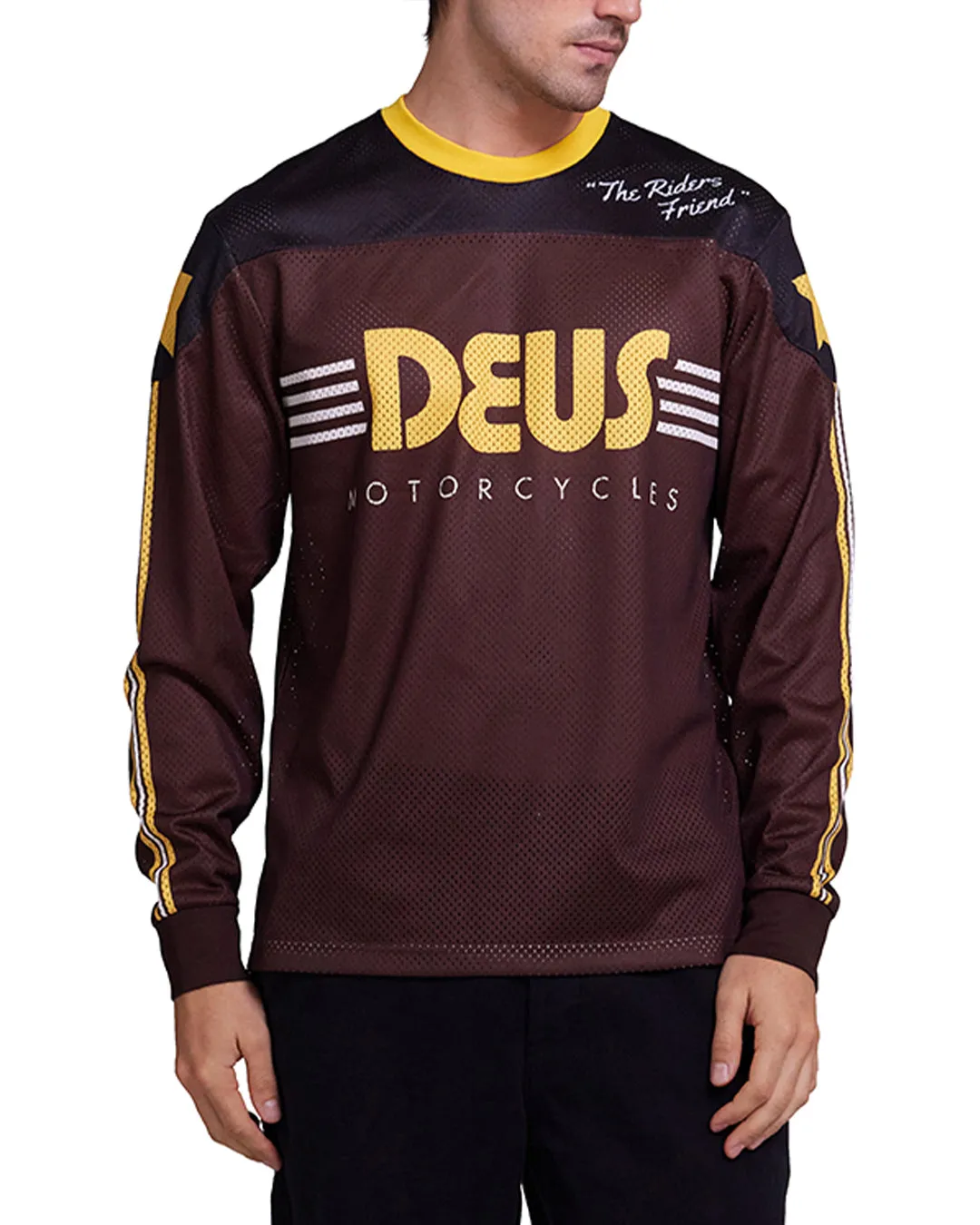 Fantasma Moto Jersey - Brown Combo sold by Deus Ex Machina