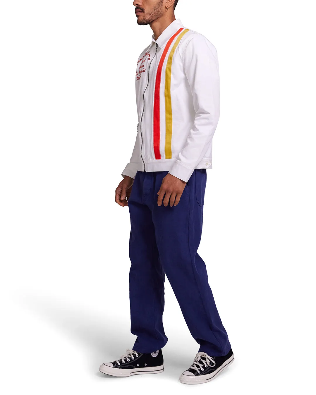 Chime Racing Jacket - Vintage White sold by Deus Ex Machina product image thumbnail 2