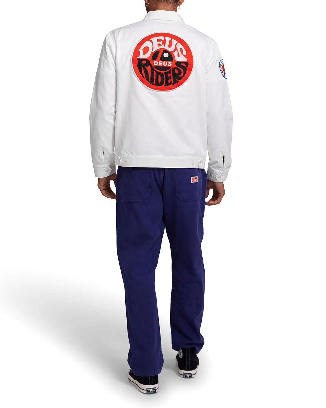 Chime Racing Jacket - Vintage White sold by Deus Ex Machina product image thumbnail 4