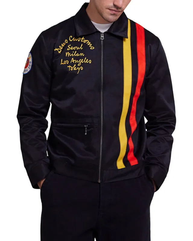 Chime Racing Jacket - Black made by Deus Ex Machina