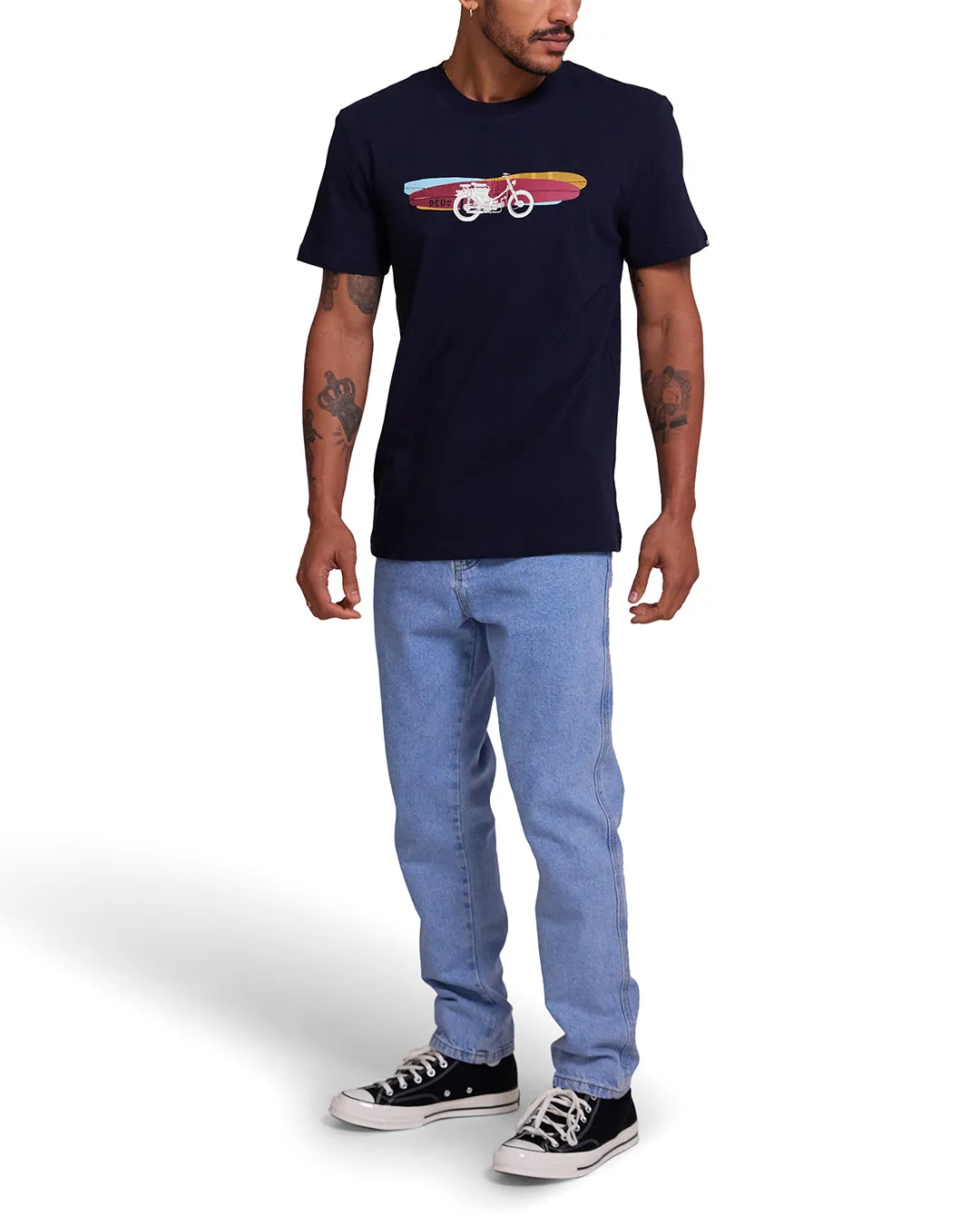 Seasider Tee - Navy sold by Deus Ex Machina product image thumbnail 3