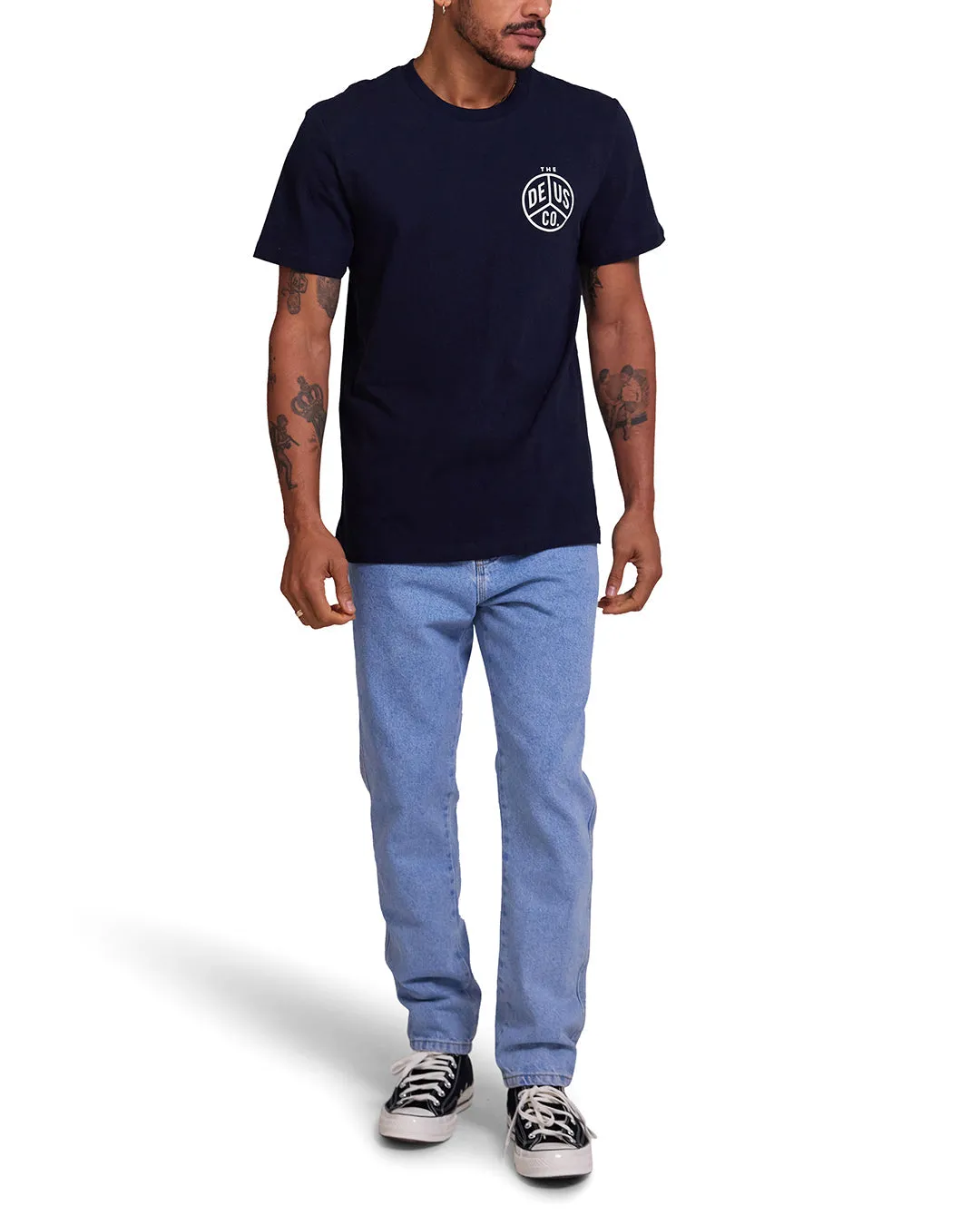 Peaces Tee - Navy sold by Deus Ex Machina product image thumbnail 3