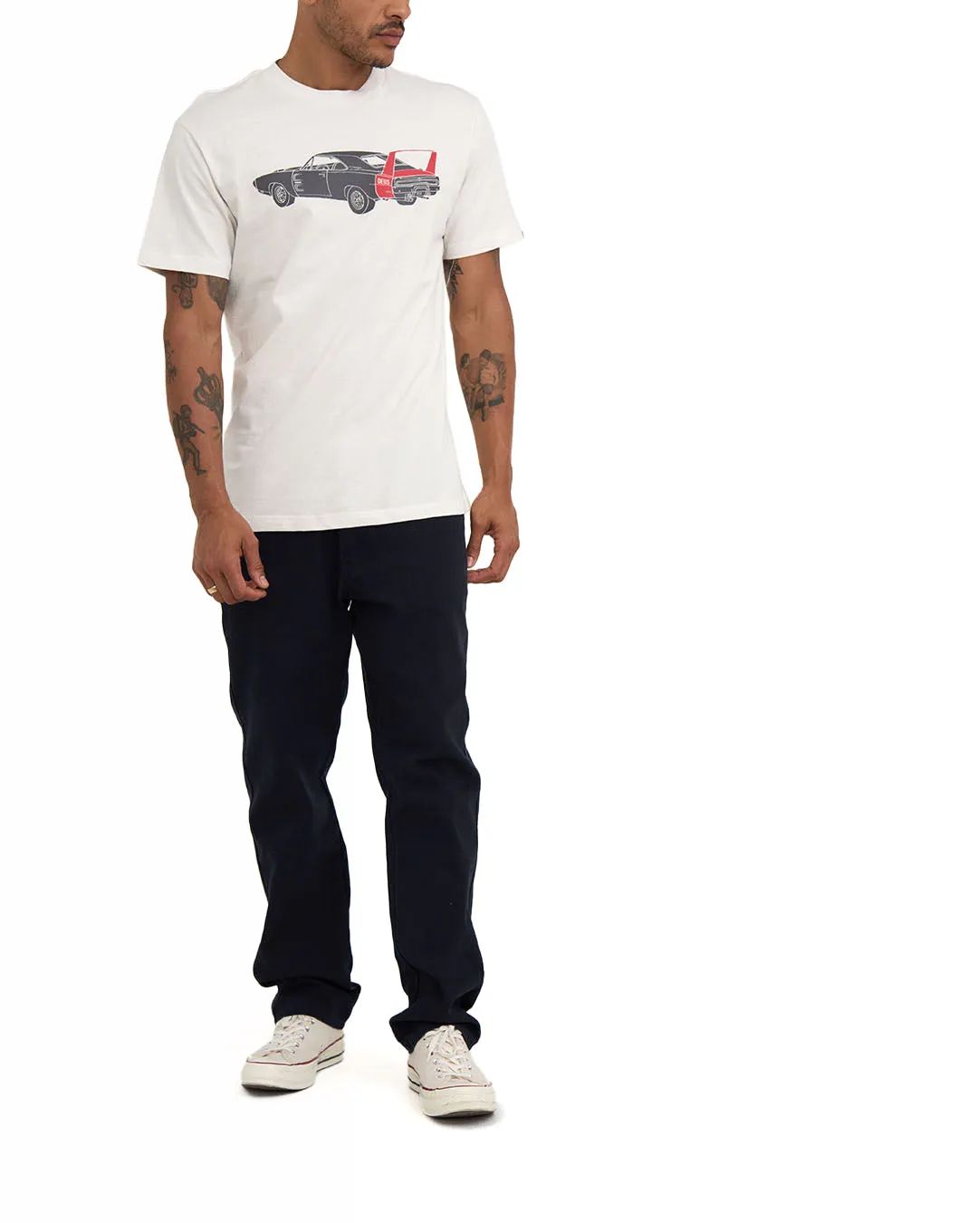 Charger Tee - Vintage White sold by Deus Ex Machina product image thumbnail 3