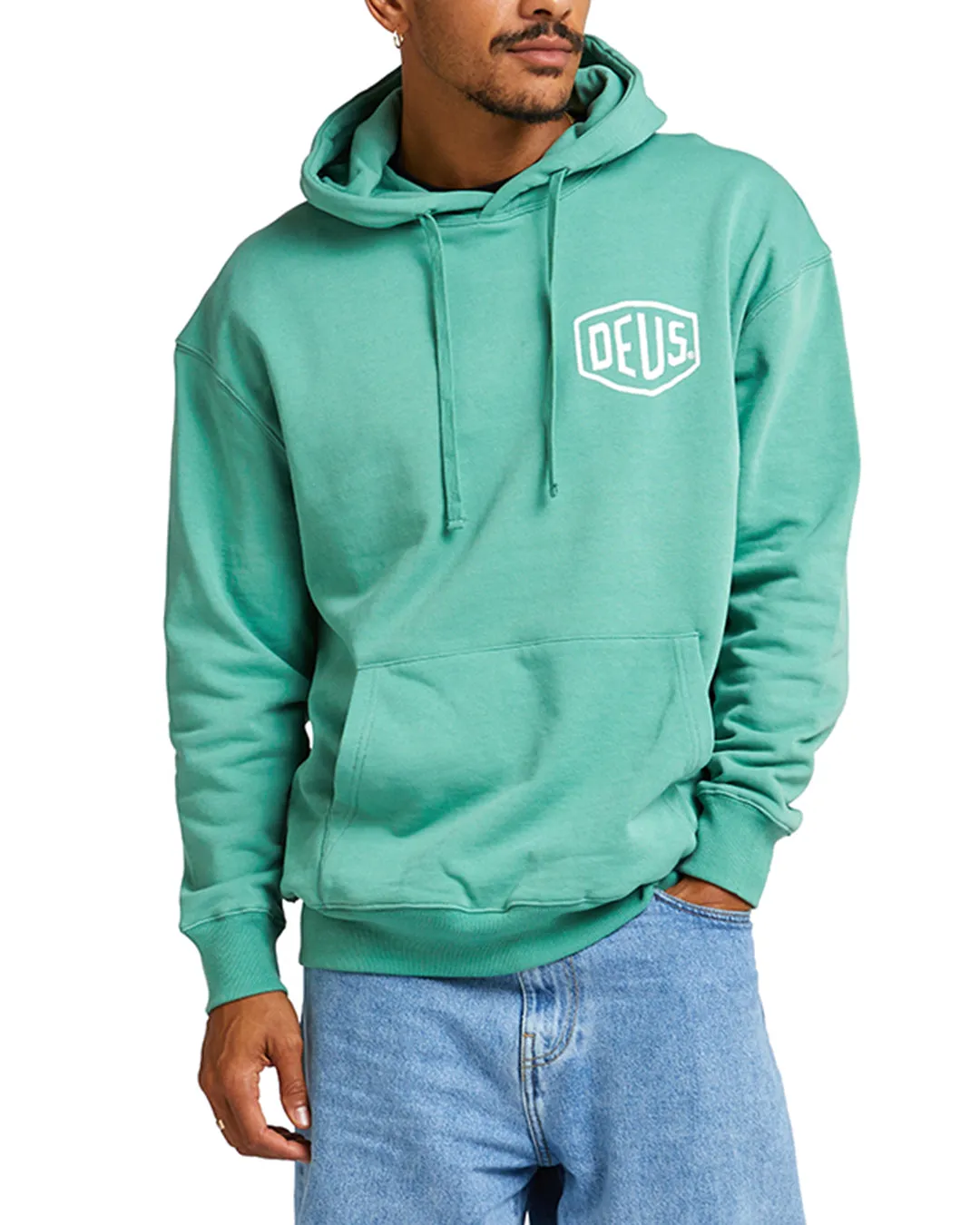 Oversized Tokyo Hoodie - Sea Foam sold by Deus Ex Machina