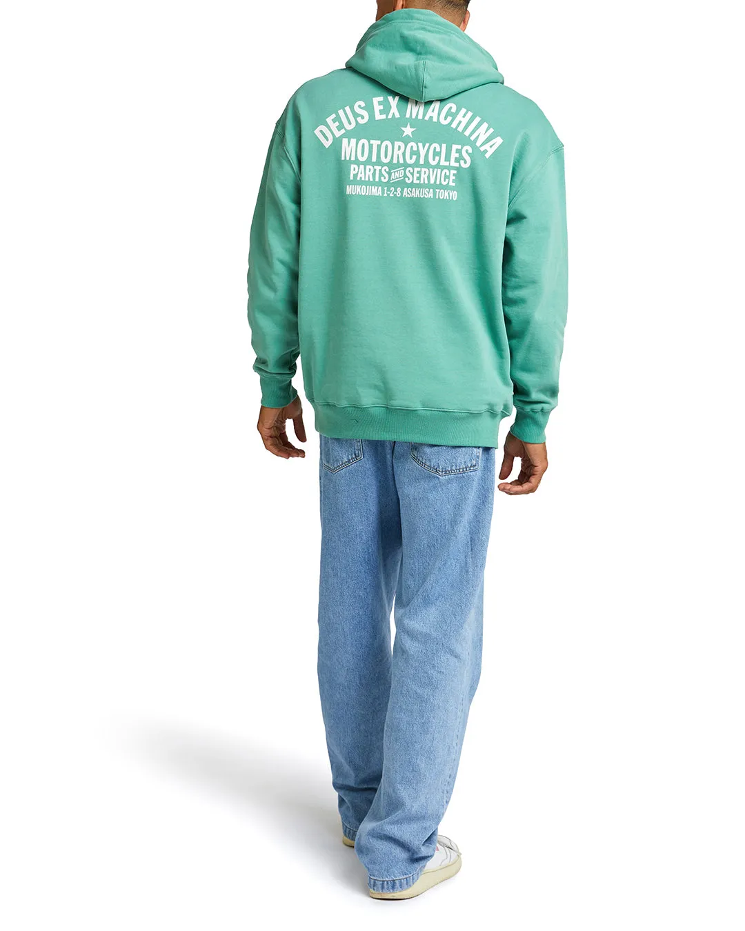 Oversized Tokyo Hoodie - Sea Foam sold by Deus Ex Machina product image thumbnail 2