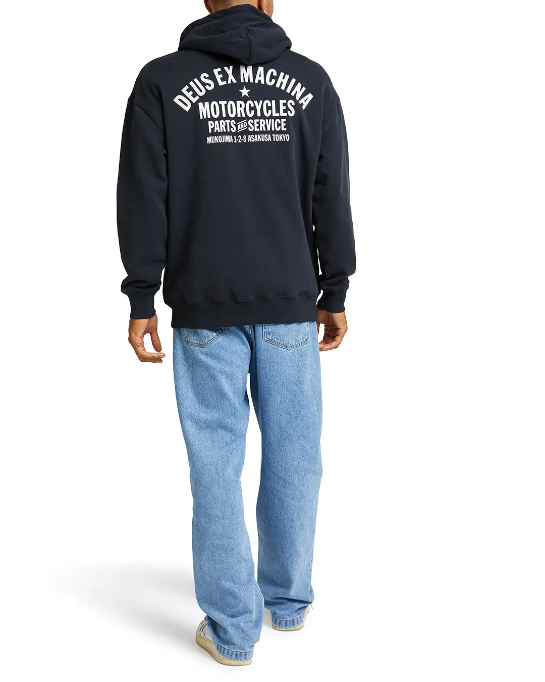 Oversized Tokyo Hoodie - Anthracite sold by Deus Ex Machina product image thumbnail 2