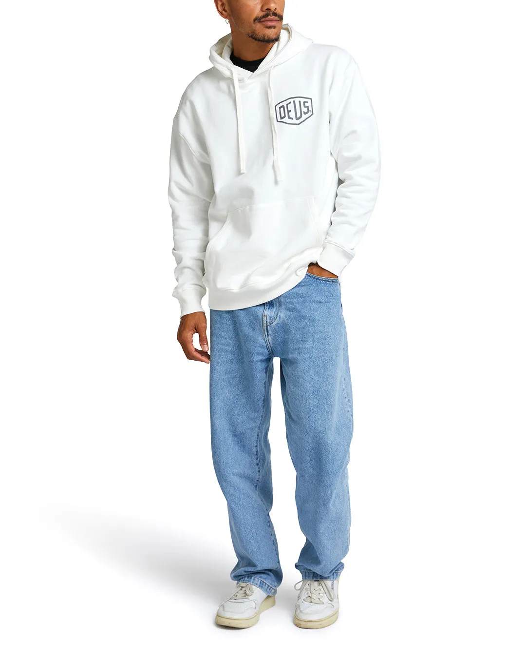Oversized Biarritz Hoodie - Vintage White sold by Deus Ex Machina product image thumbnail 3
