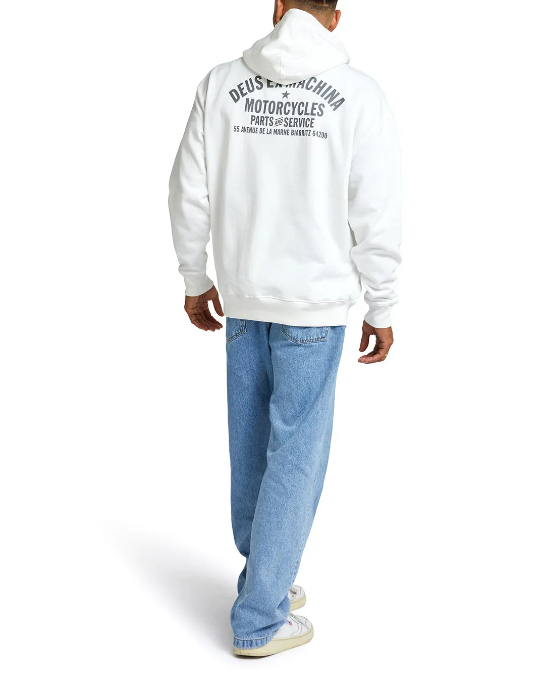 Oversized Biarritz Hoodie - Vintage White sold by Deus Ex Machina product image thumbnail 2
