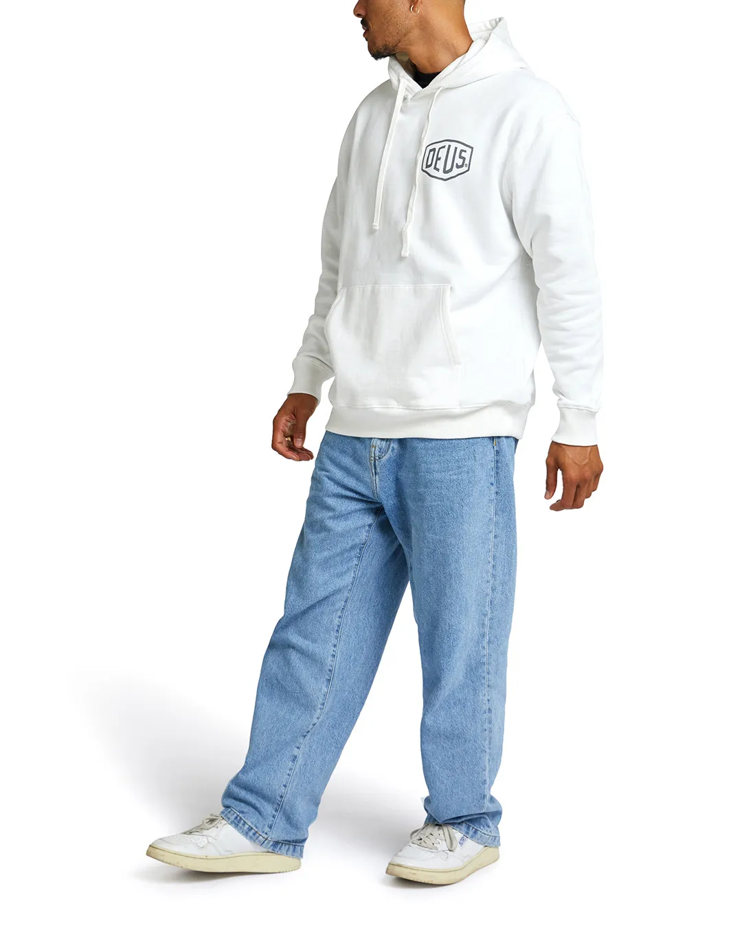 Oversized Biarritz Hoodie - Vintage White sold by Deus Ex Machina product image thumbnail 4