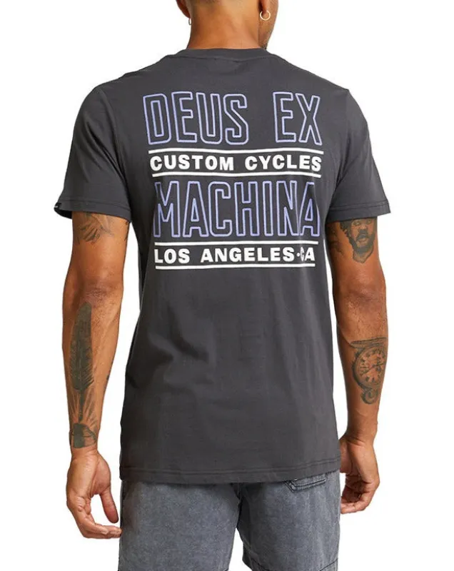 Beam Tee - Anthracite sold by Deus Ex Machina