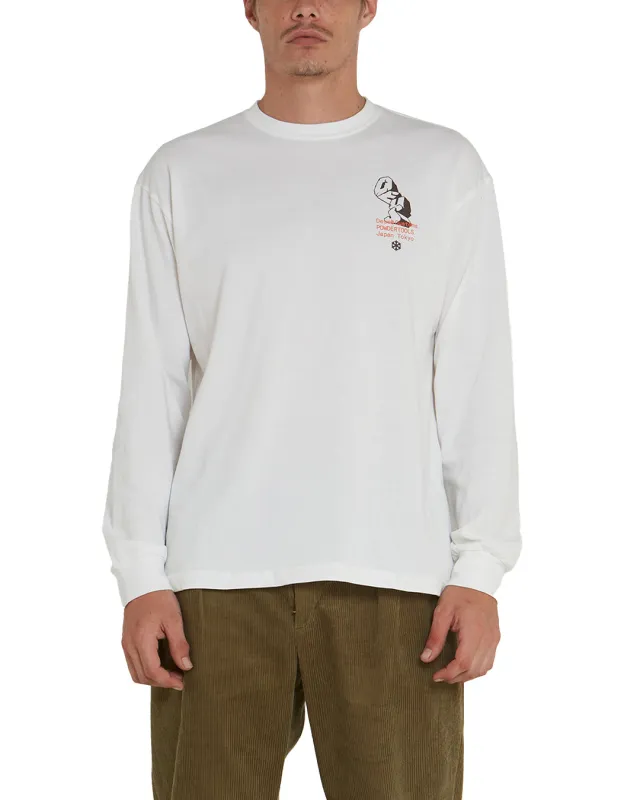 Yama Long Sleeve Tee - White made by Deus Ex Machina