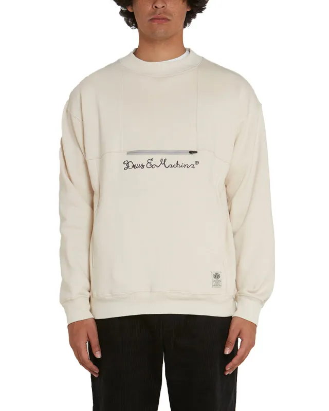 Ascent Mock Crew - Cream made by Deus Ex Machina