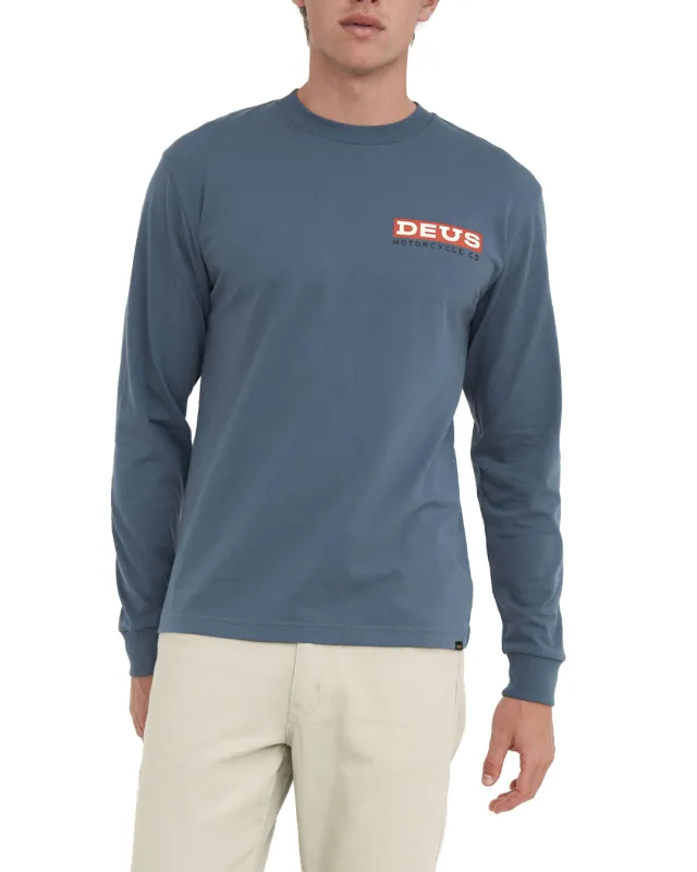 Bigdee Long Sleeve Tee - Bluestone made by Deus Ex Machina