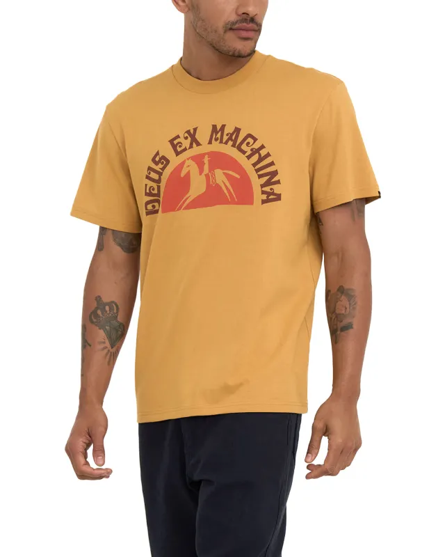 Bareback Tee - Honey Gold sold by Deus Ex Machina