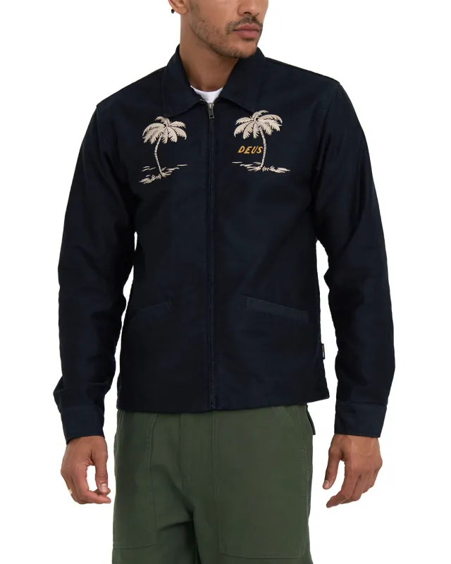 Stranded Souvenir Jacket - Black made by Deus Ex Machina