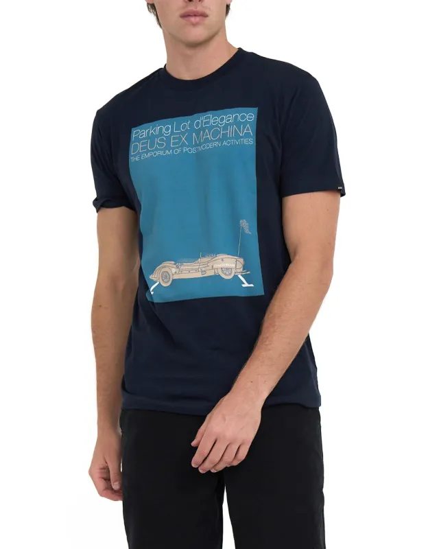 Parking Lot Tee - Navy sold by Deus Ex Machina