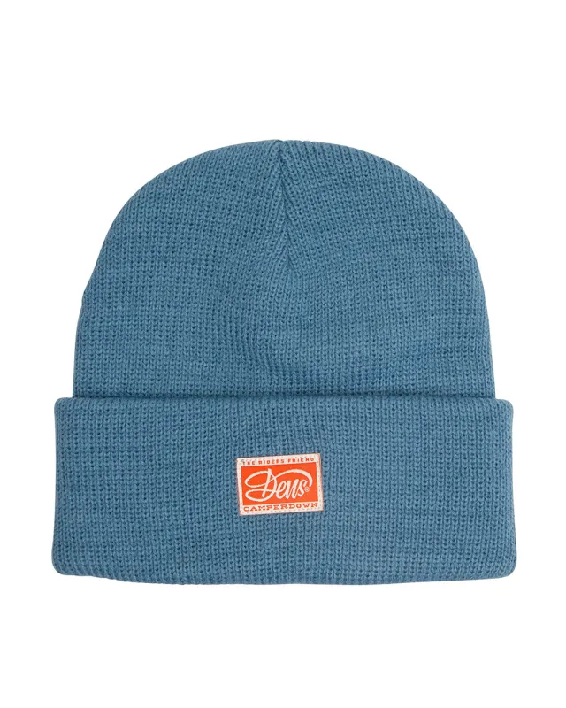 Selwyn Beanie - Bluestone sold by Deus Ex Machina