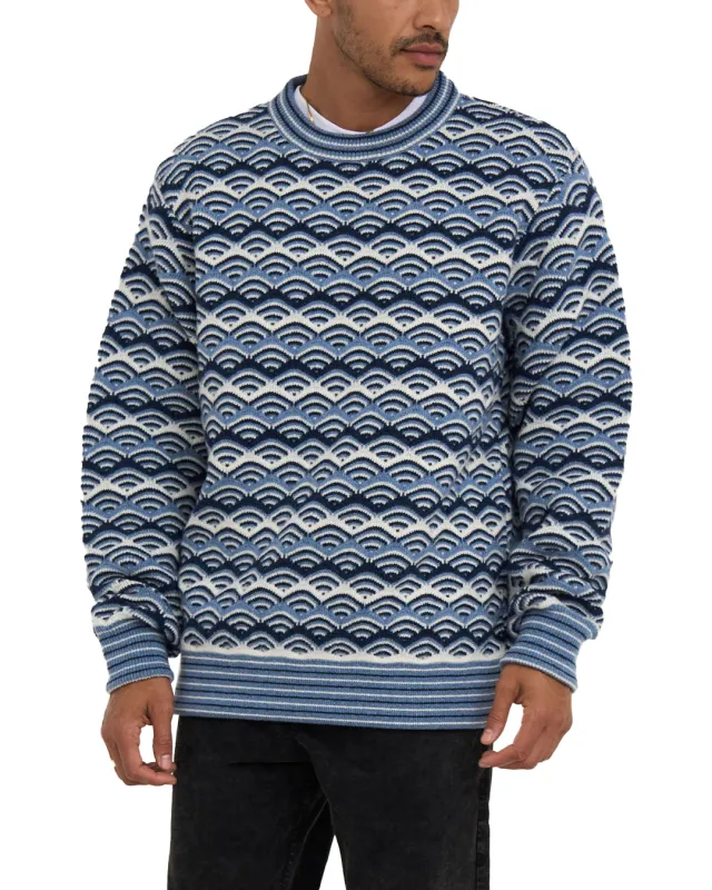 Comber Knit Sweater - Maui Blue made by Deus Ex Machina