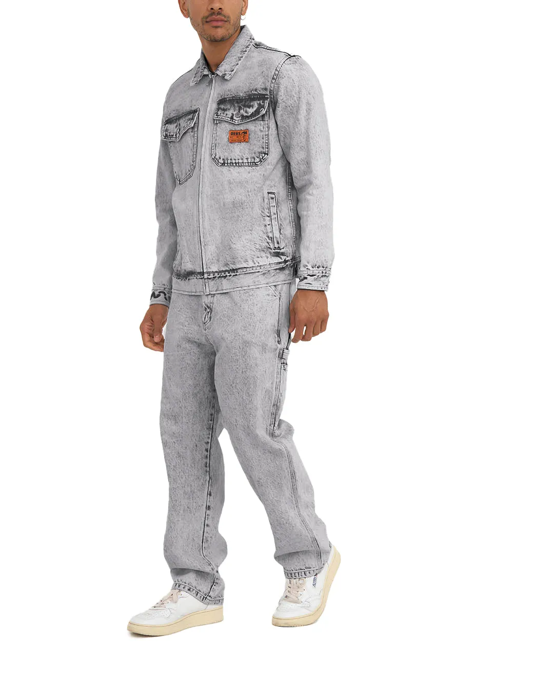 Ortiz Garage Jacket - Light Black Wash sold by Deus Ex Machina product image thumbnail 3