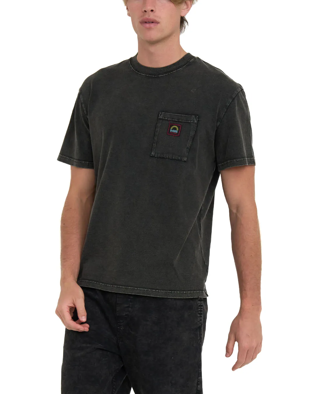 Acid Pocket Tee - Anthracite sold by Deus Ex Machina