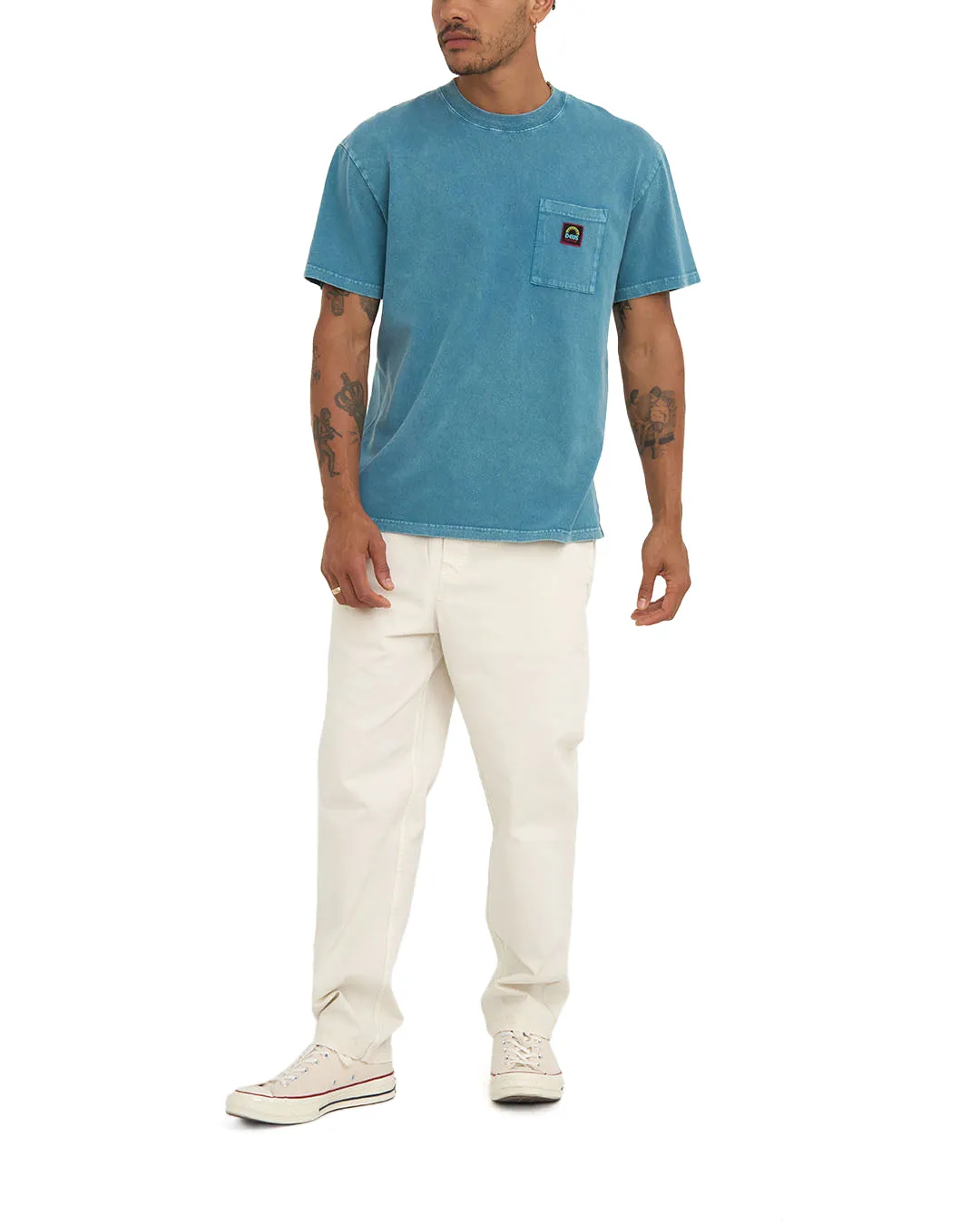 Acid Pocket Tee - Maui Blue sold by Deus Ex Machina product image thumbnail 3