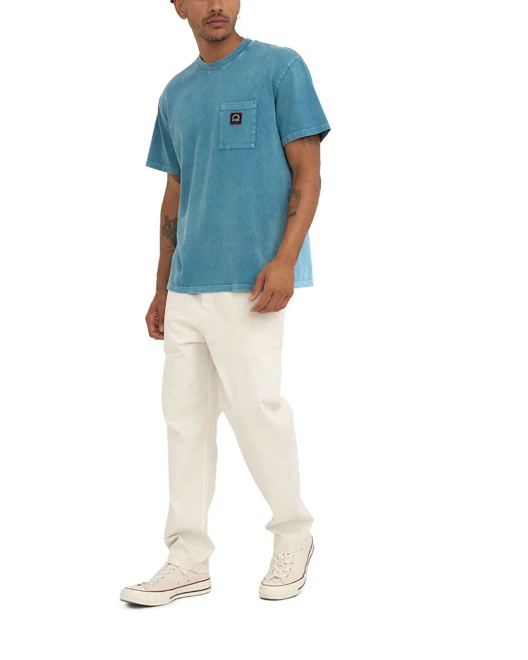 Acid Pocket Tee - Maui Blue sold by Deus Ex Machina product image thumbnail 4