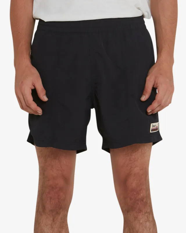 Glide Swim Short Mesh - Black sold by Deus Ex Machina