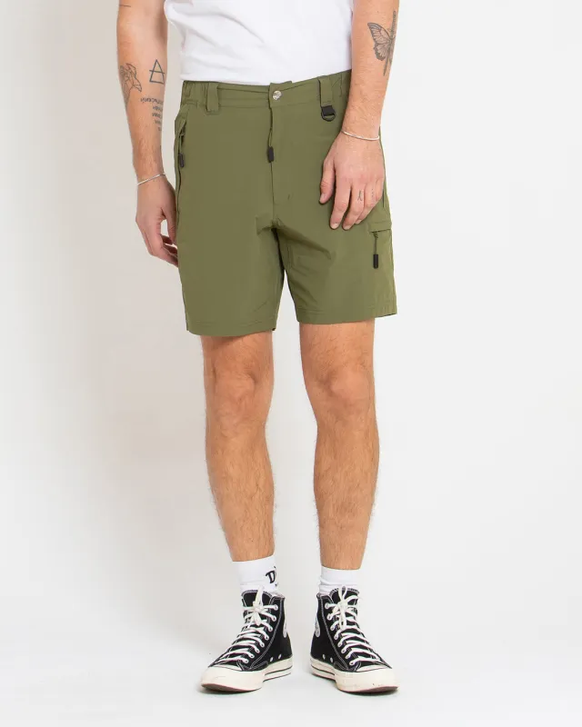 Dweller Trek Short - Capulet Olive sold by Deus Ex Machina