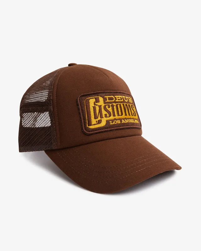 Stripes Trucker - Brown sold by Deus Ex Machina