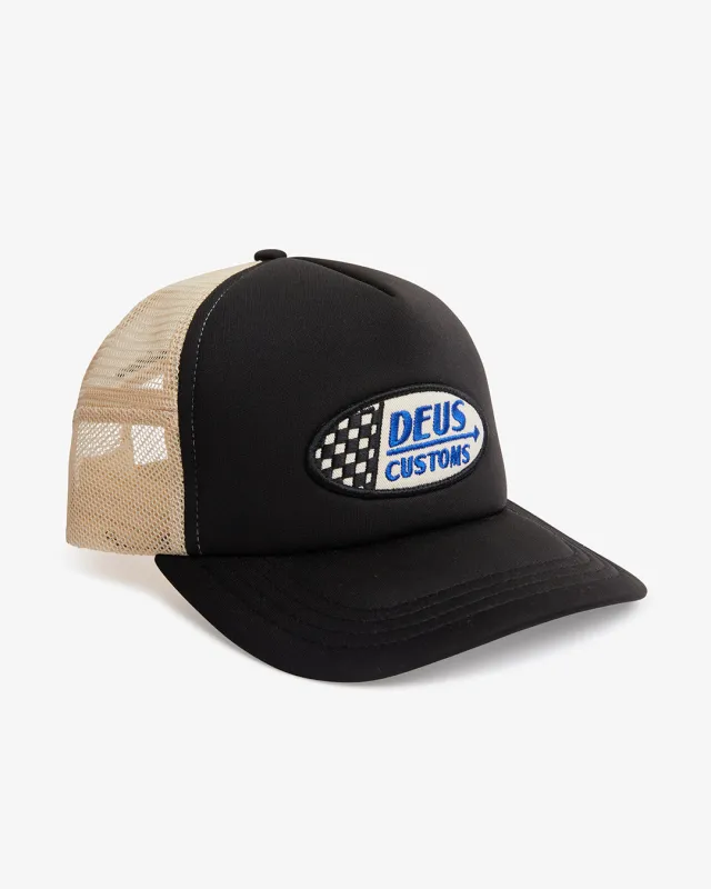 Flags Trucker - Black sold by Deus Ex Machina