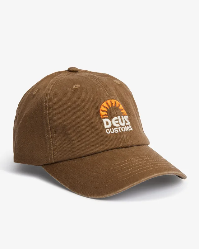 Sunrise Dad Cap - Desert Palm sold by Deus Ex Machina