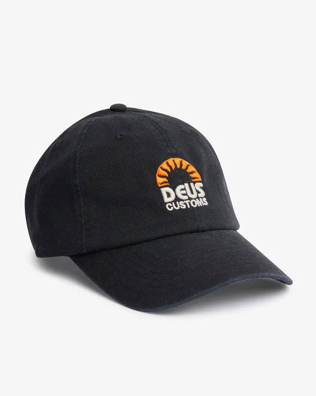Sunrise Dad Cap - Black sold by Deus Ex Machina