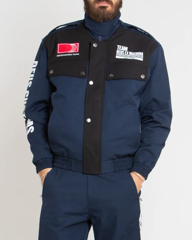 Team Racing Jacket - Estate Blue sold by Deus Ex Machina
