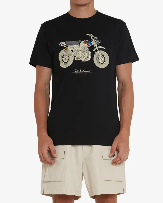 Monkey Tee - Black made by Deus Ex Machina