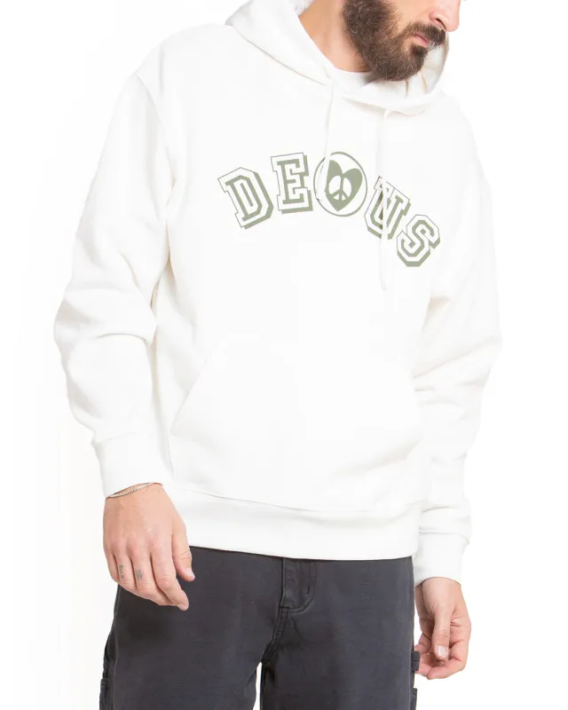 Active Listening Hoodie - Vintage White made by Deus Ex Machina