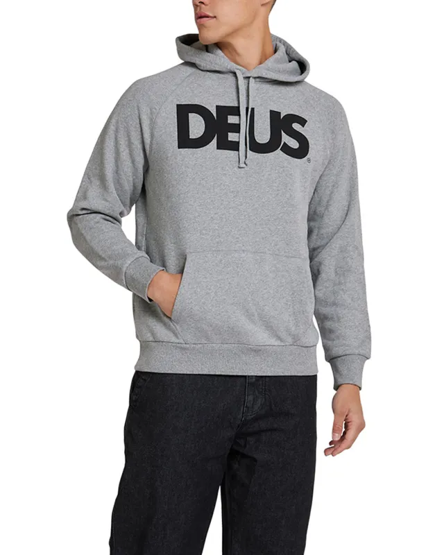 All Caps Hoodie - Grey Marle made by Deus Ex Machina
