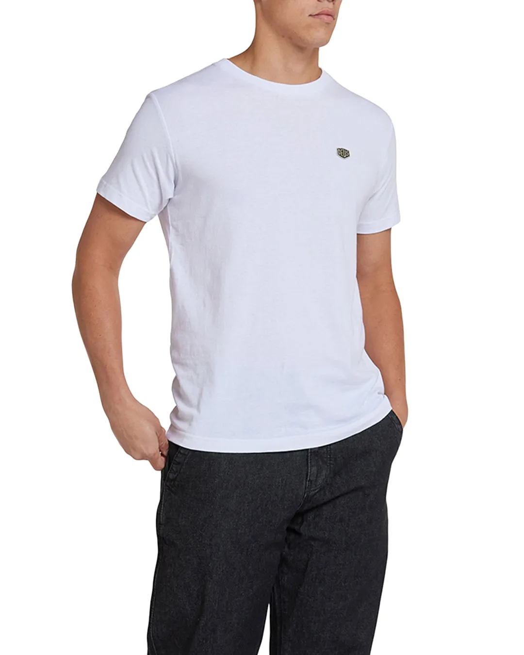 Shield Standard Tee - White sold by Deus Ex Machina
