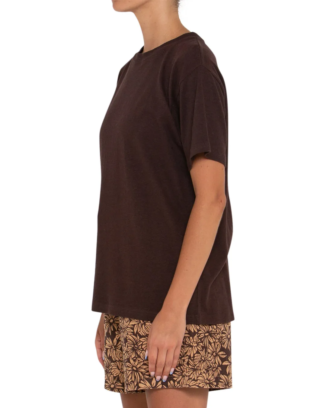 Ebi Tee - Chocolate Plum sold by Deus Ex Machina product image thumbnail 3