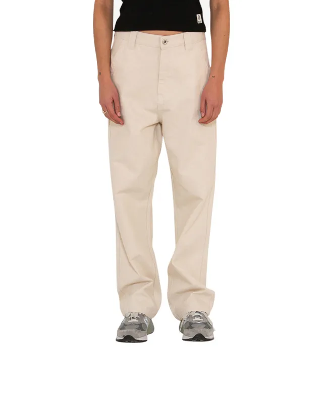 Canvas Master Pant (Relaxed Fit) - Natural sold by Deus Ex Machina