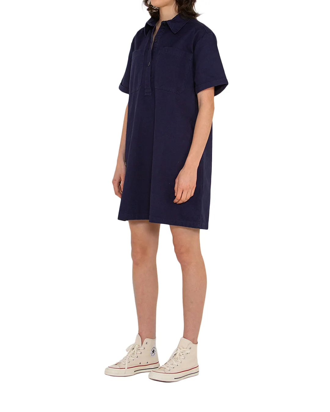 Honour Shirt Dress (Relaxed Fit) - Twilight Blue sold by Deus Ex Machina product image thumbnail 3