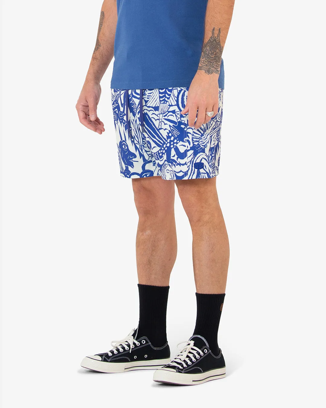 Angels & Demons Boardshort - Blue sold by Deus Ex Machina product image thumbnail 3