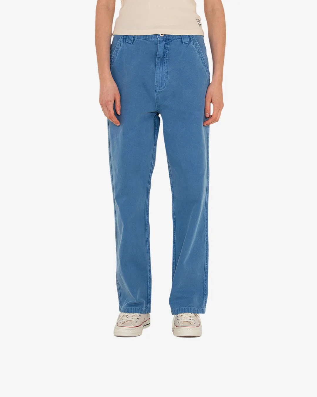 Canvas Master Pant - Overdyed Light Indigo sold by Deus Ex Machina