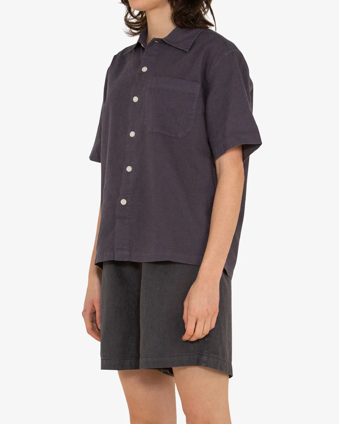 Onnie Short Sleeve Shirt - Shadow Grey sold by Deus Ex Machina product image thumbnail 3