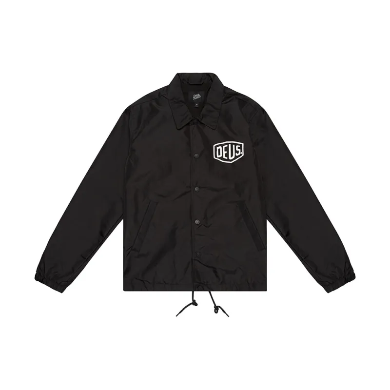 Milano Coach Jacket - Black made by Deus Ex Machina
