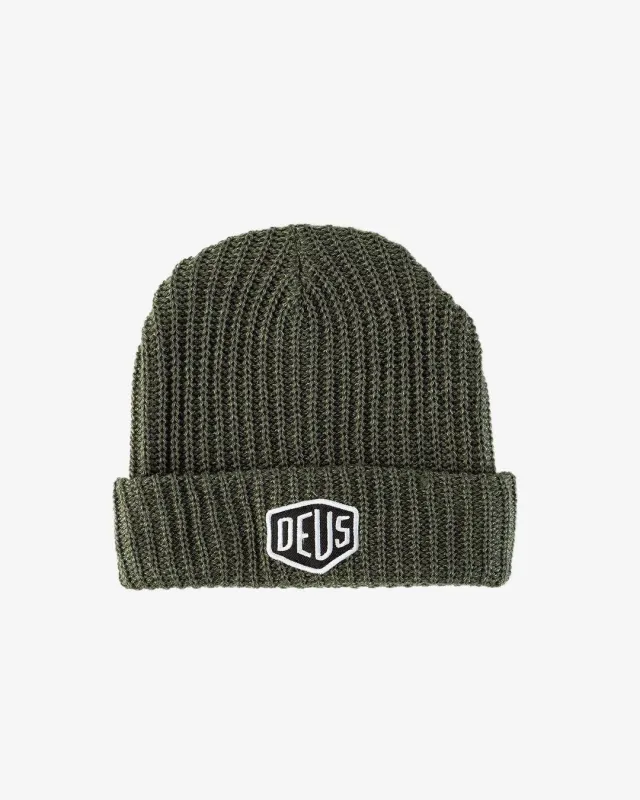 Melange Beanie - Olive sold by Deus Ex Machina